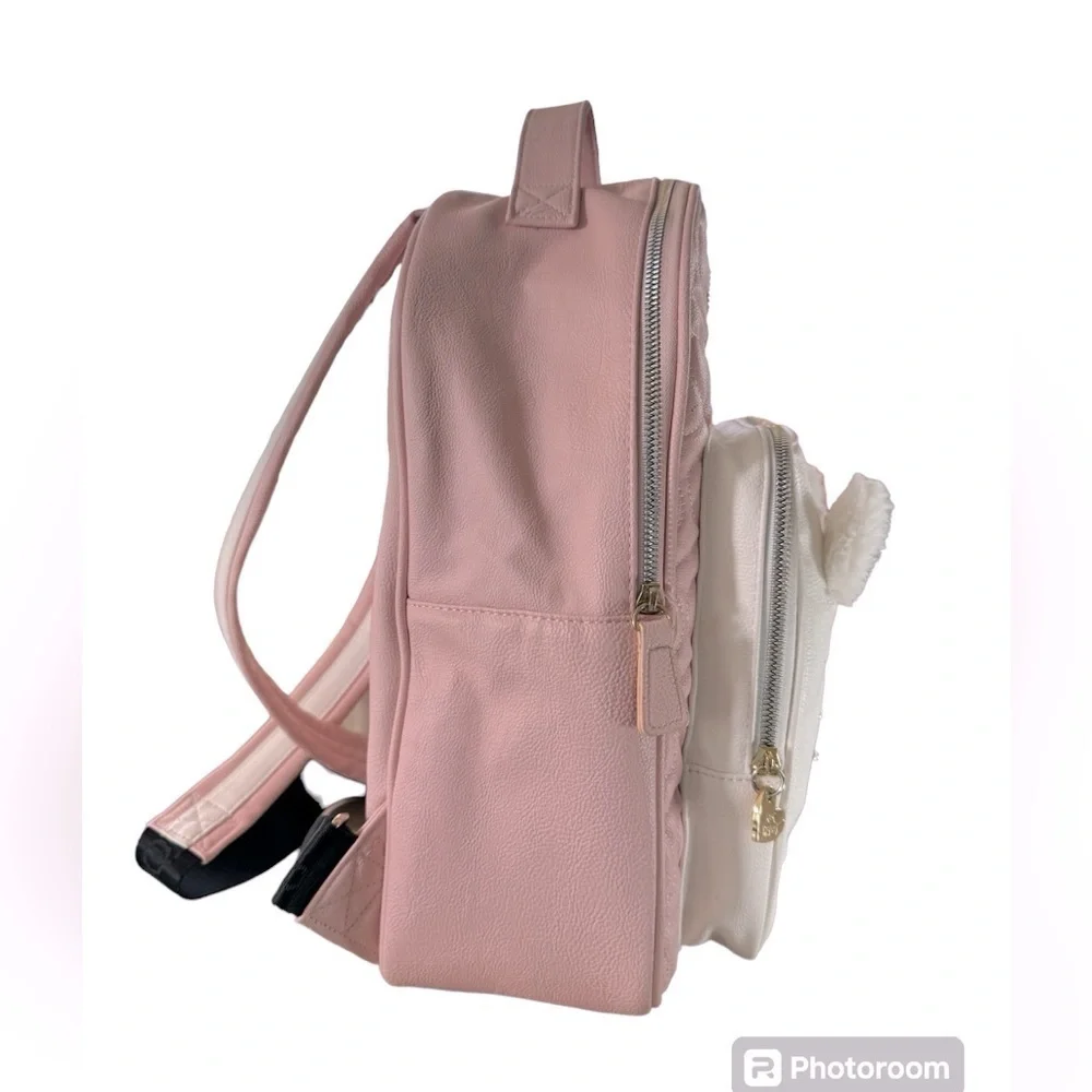 Betsey Johnson Kitsch Cute Lamb Blush Large Backpack Pink Cream